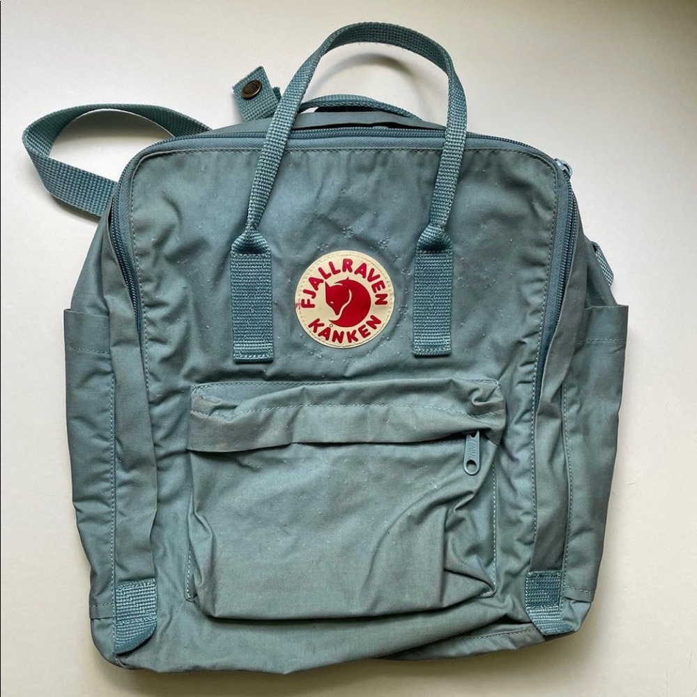 Fjallraven Kånken Cyan Backpack-13"x13"